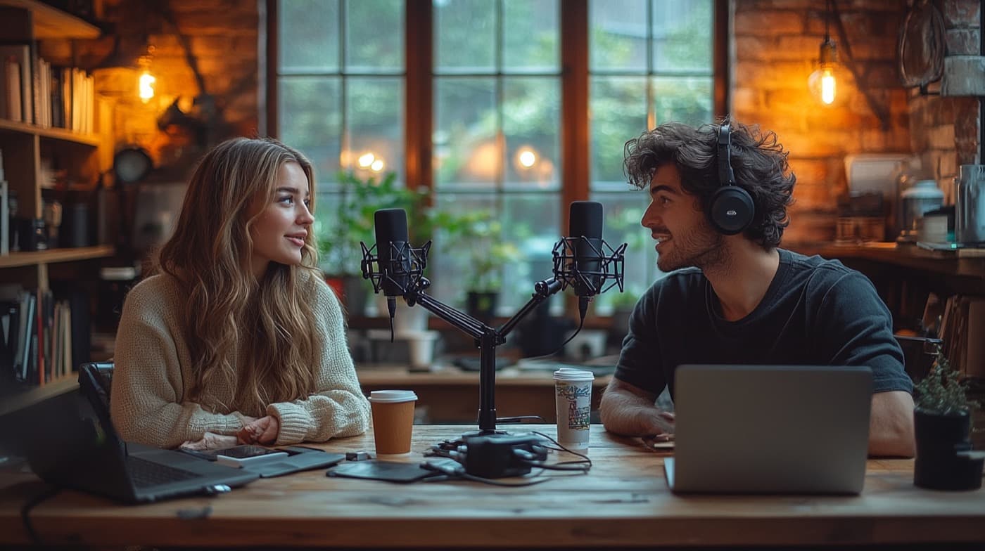 Record with a guest.